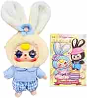 ぬいぐるみ LABUBU38cm 38cm Plush Angel Winter Monster Labubu DIY Doll: Vinyl